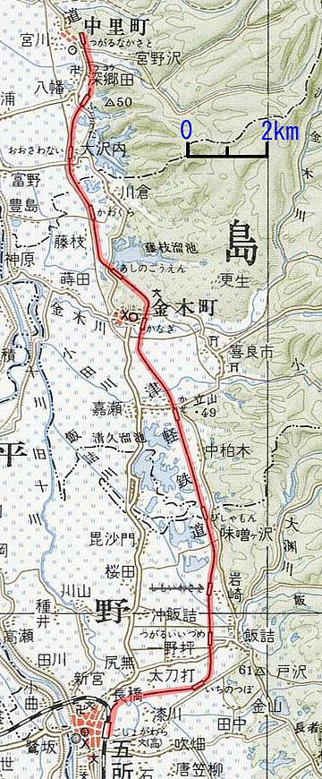 津軽鉄道地図